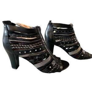 Cosmo Paris Caged Heel Sandals